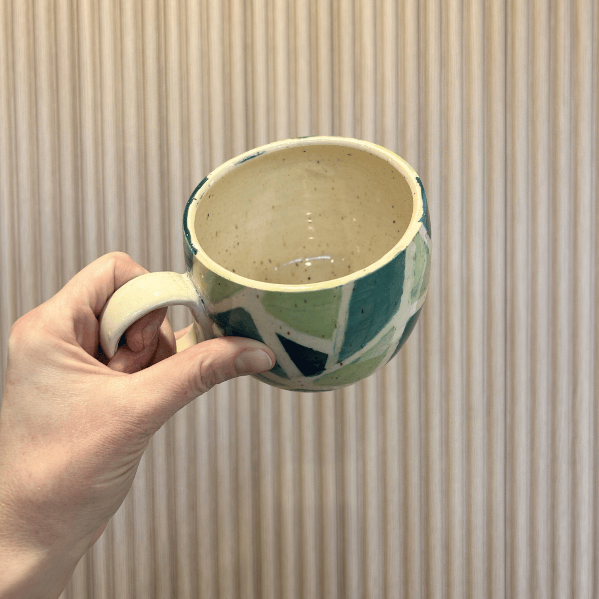 Meadow Prism Mug | handcrafted ceramics - PotteryLA PurkisMisiyo Candle Co