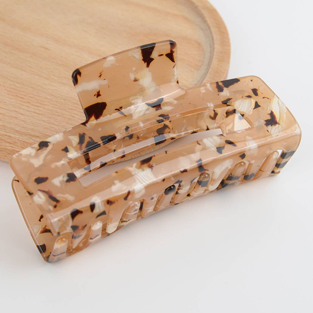 Medium French Marbled Hair Claw Clip - Hair AccessoriesMisiyo Slow LivingJJLSZ2XXTS-Rectangle10.5CMMisiyo Candle Co