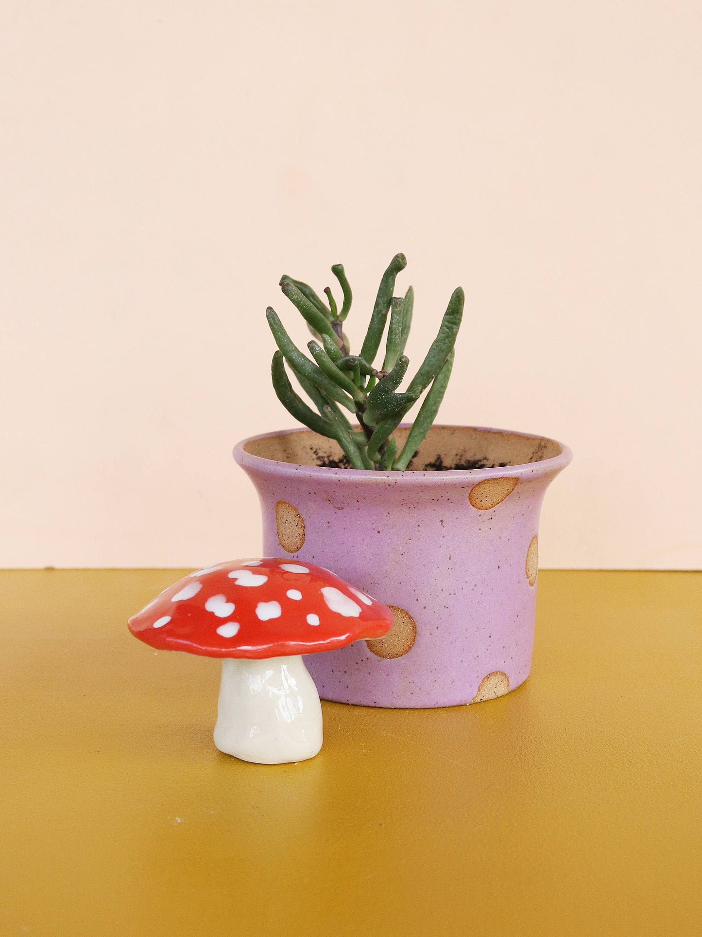 Mini Ceramic Mushroom Sculpture - Decorative AccentsNightshift CeramicsMisiyo Candle Co