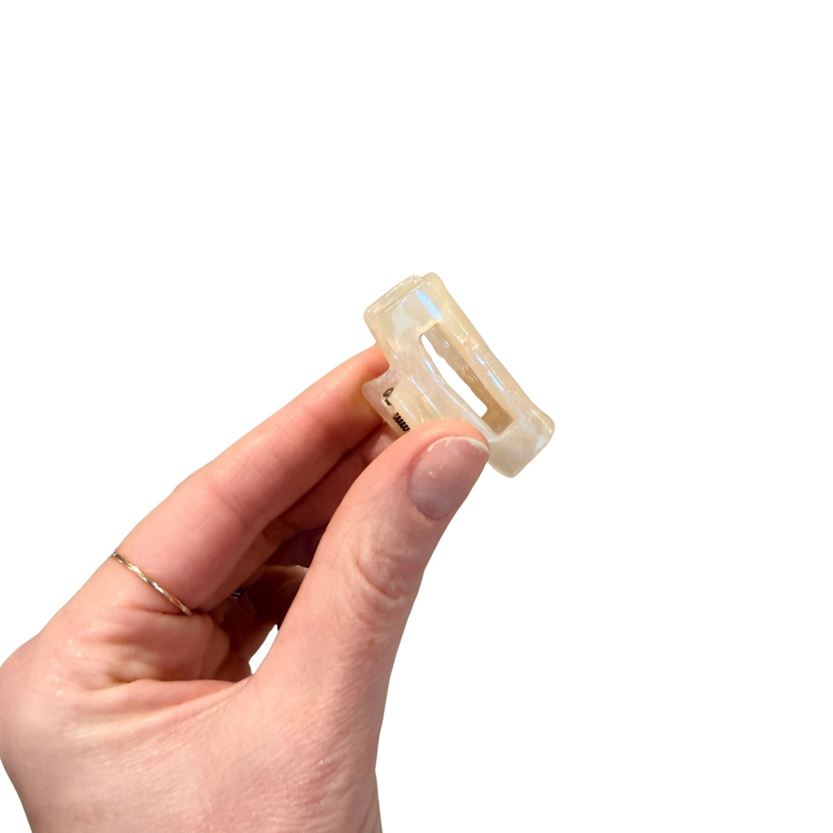 Mini Rectangular Hair Claw Clip - Hair AccessoriesMisiyo Slow LivingQZ18996YZ-Fog-grayMisiyo Candle Co