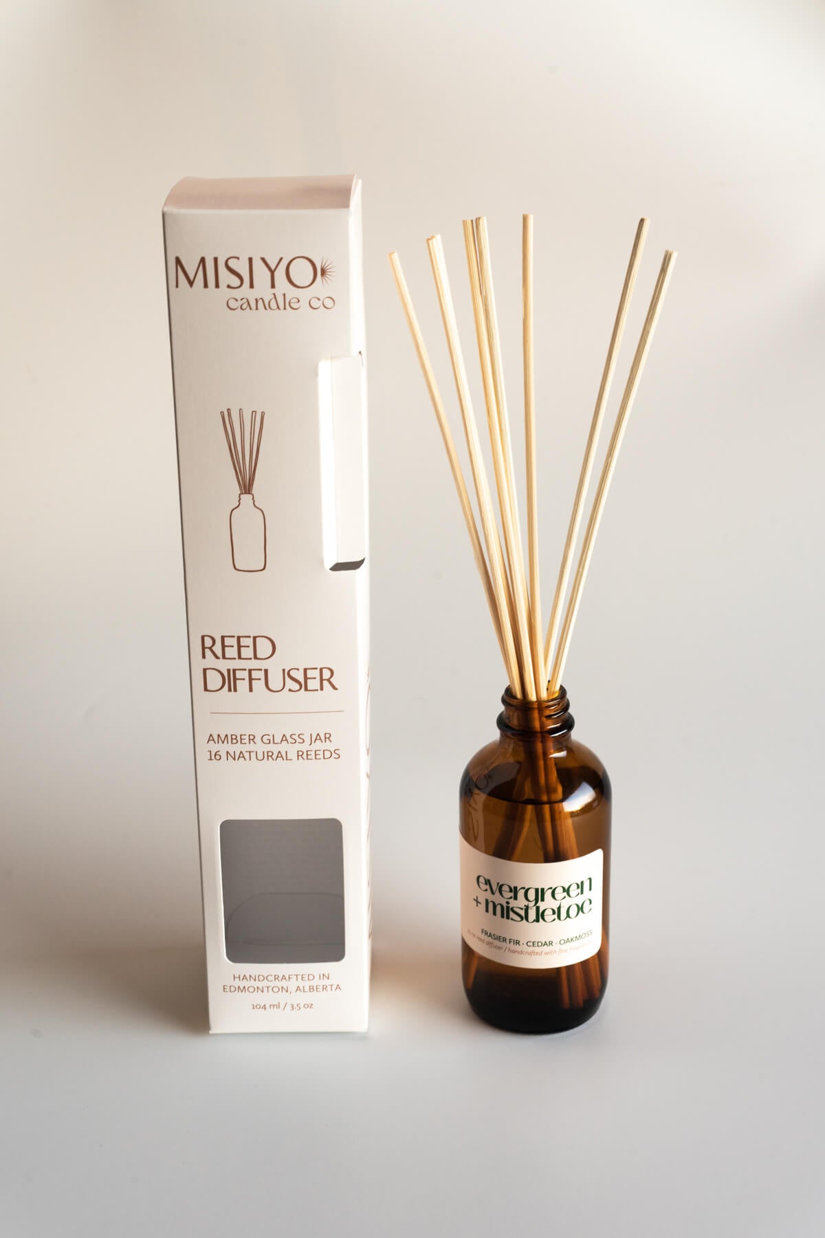 Evergreen + Mistletoe Reed Diffuser