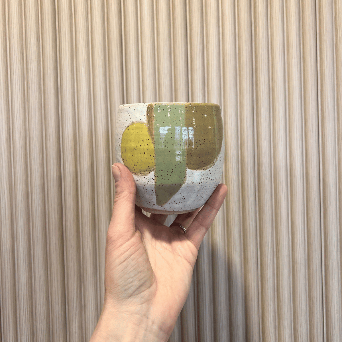 Modern Lines Mug | handcrafted ceramics - PotteryLA PurkisMisiyo Candle Co