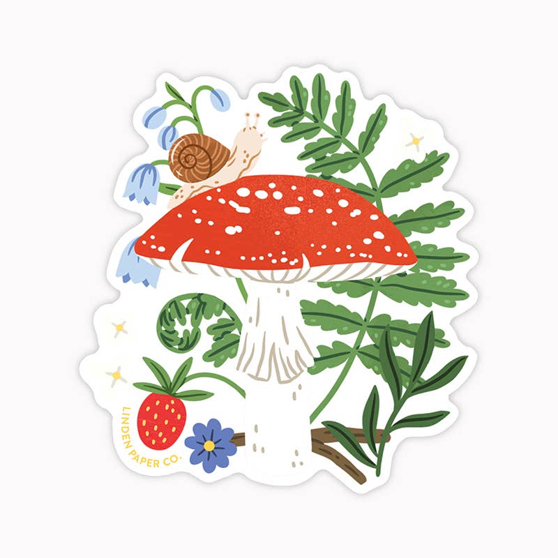 Mushroom Woods Sticker - StickersLinden Paper Co.STK11Misiyo Candle Co