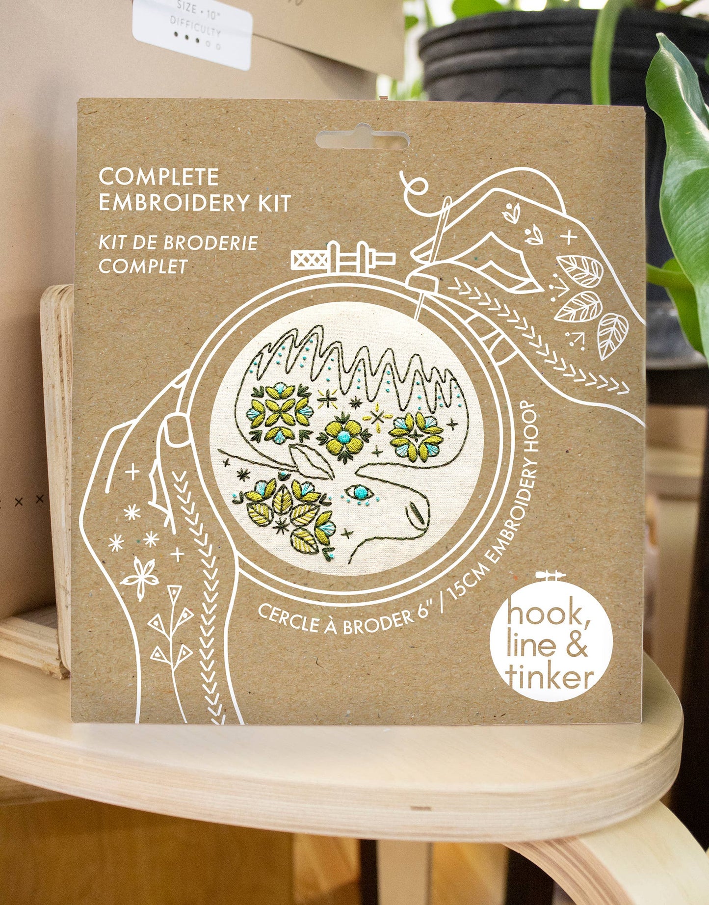 Mystical Moose Embroidery Kit - Embroidery KitsHook, Line & TinkerfolkmoosecolourMisiyo Candle Co