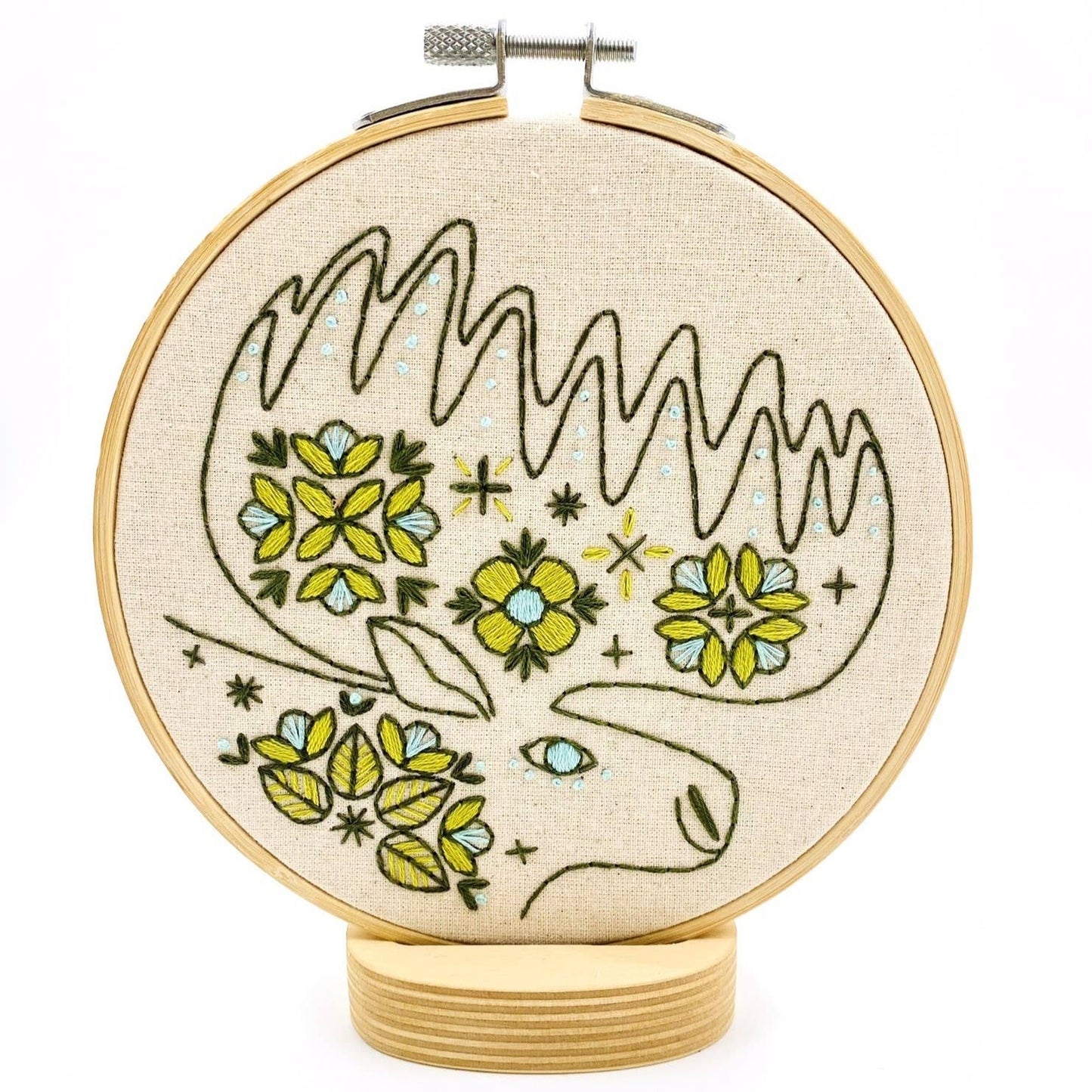 Mystical Moose Embroidery Kit - Embroidery KitsHook, Line & TinkerfolkmoosecolourMisiyo Candle Co