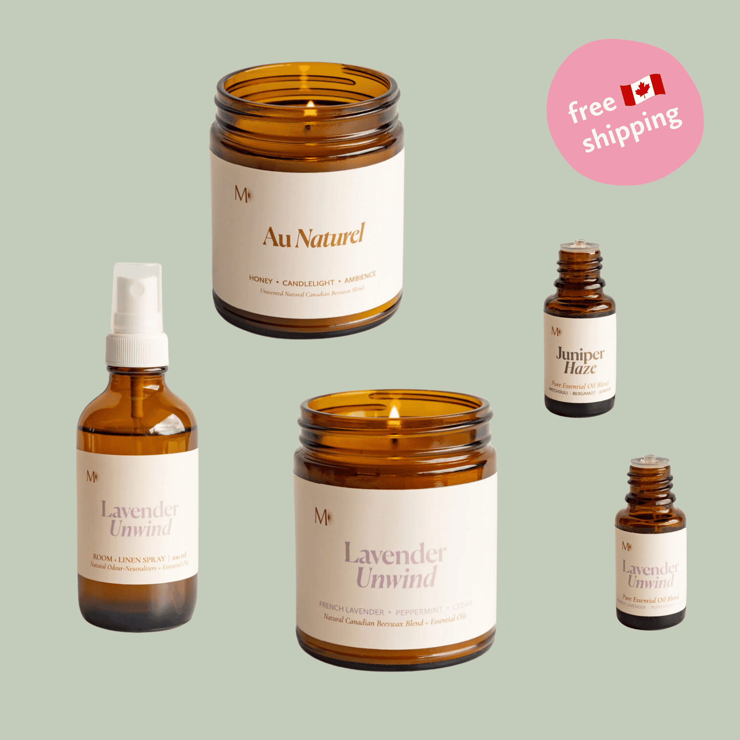 Natural Home Fragrance Bundle - Home Fragrance BundlesMisiyo Candle CoBUNDLE-NATURAL6Misiyo Candle Co
