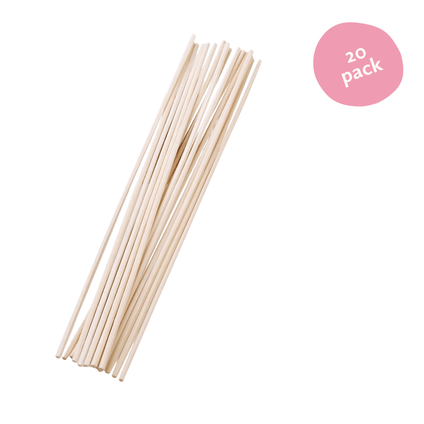 Natural Rattan Reed Sticks (20 pack) - Reed DiffusersMisiyo Candle CoMisiyo Candle Co