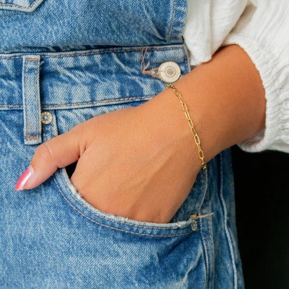 Nel Chain Bracelet | gold-plated - BraceletsBec DesignMisiyo Candle Co