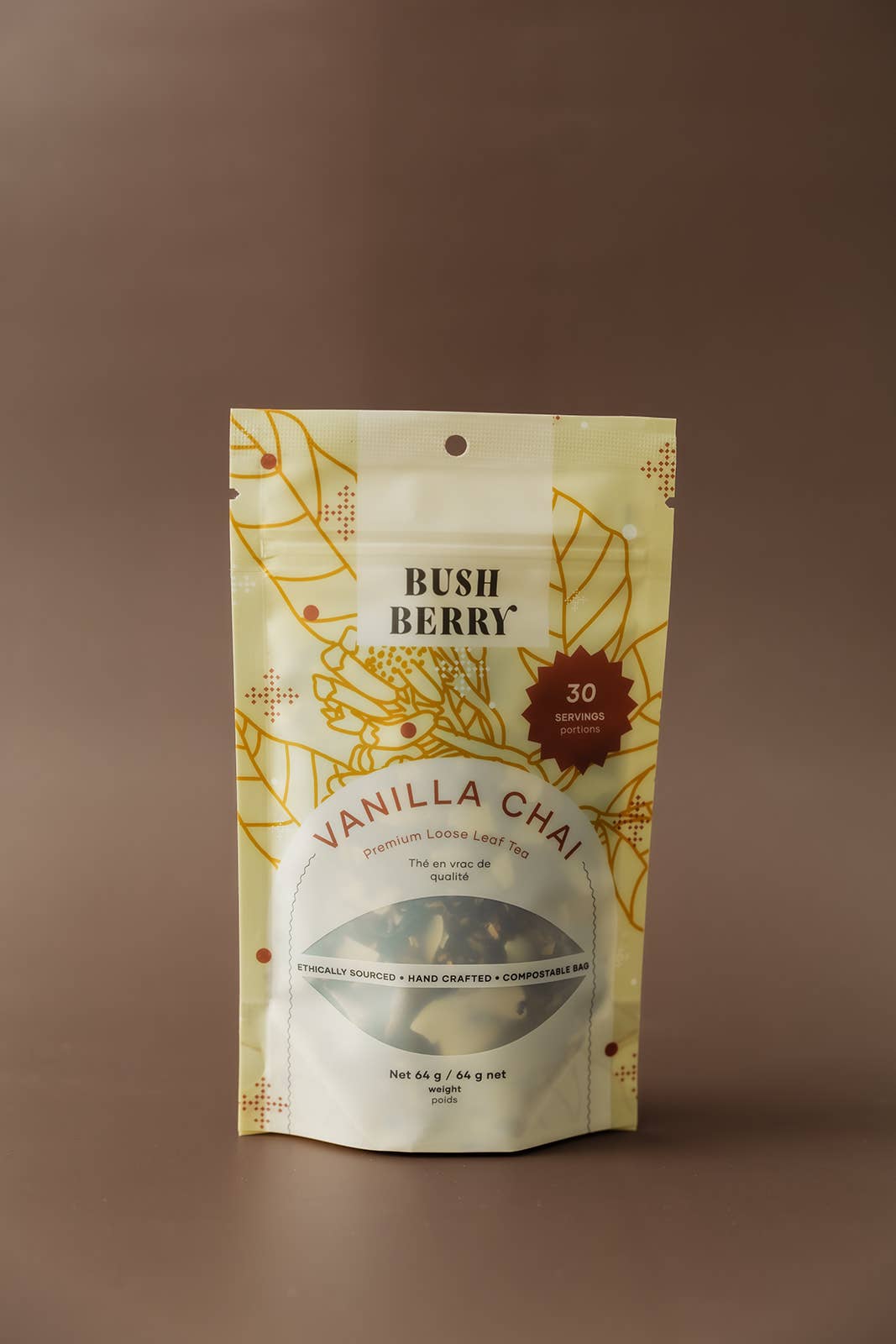 Organic Vanilla Chai Tea - TeaBush BerryMisiyo Candle Co