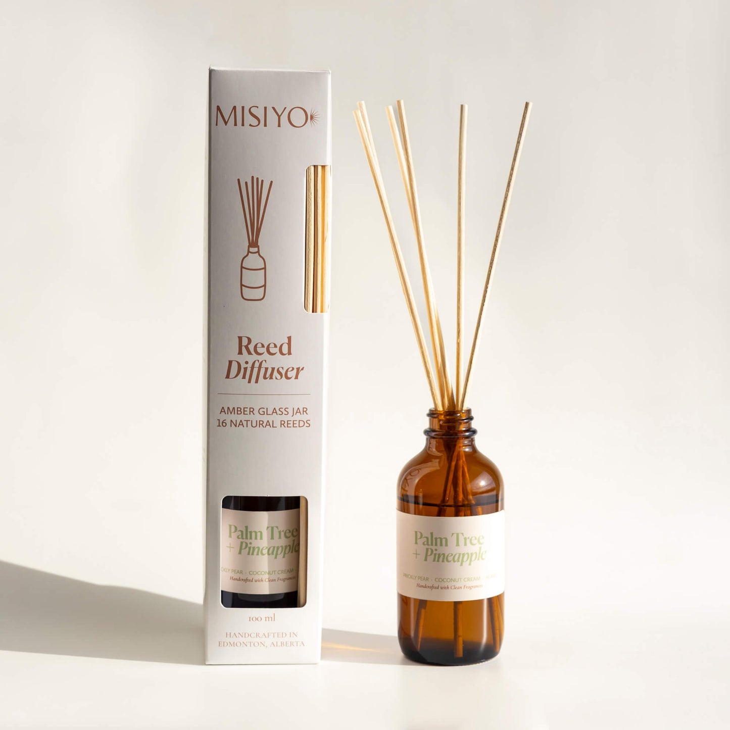 Palm Tree + Pineapple Reed Diffuser - Reed DiffusersMisiyo Candle CoRDF-PTPMisiyo Candle Co