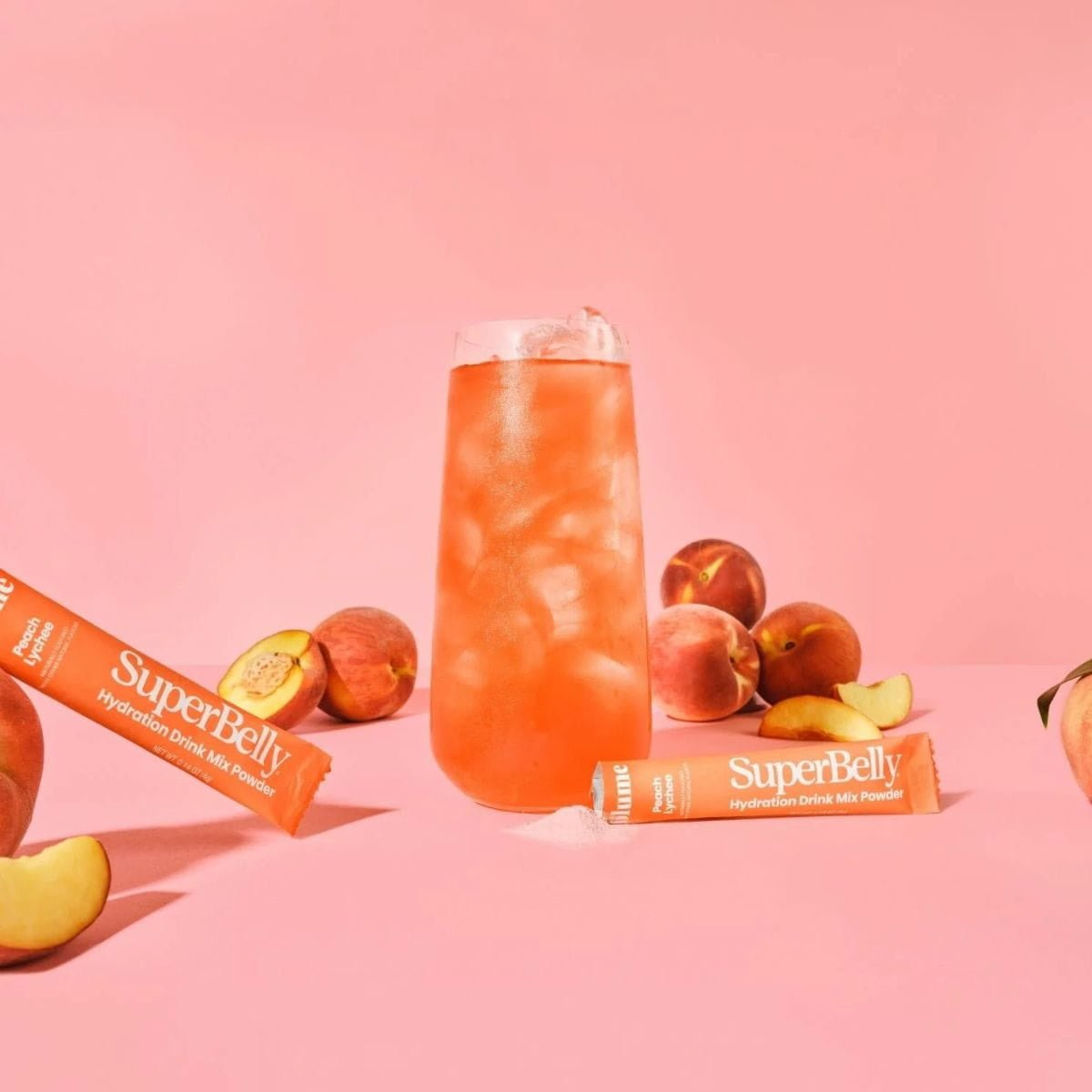 Peach Lychee SuperBelly | Probiotic Hydration Beverage Mix - BeveragesBlumeMisiyo Candle Co