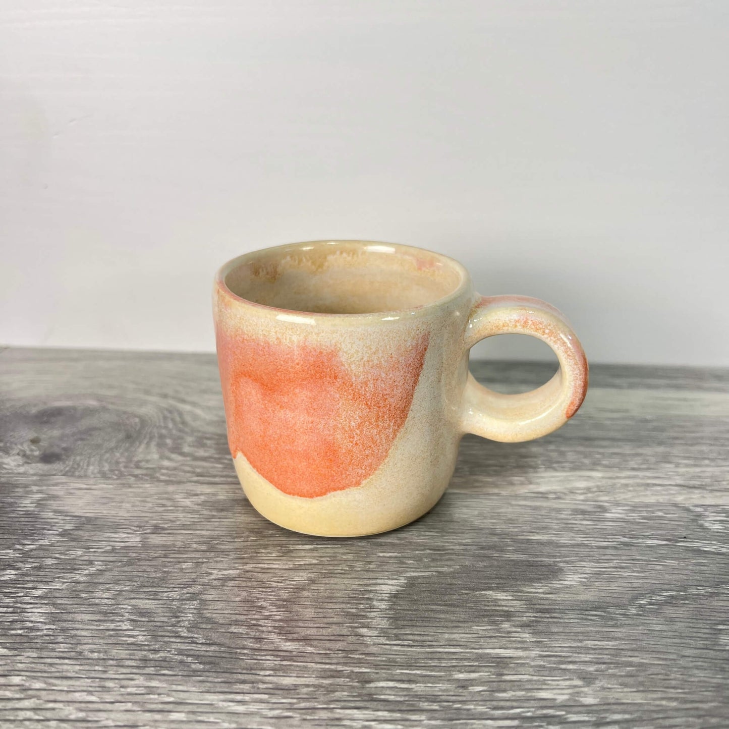 Peach-Pink Espresso Mug | handcrafted ceramics - PotteryPebble CeramicsMisiyo Candle Co