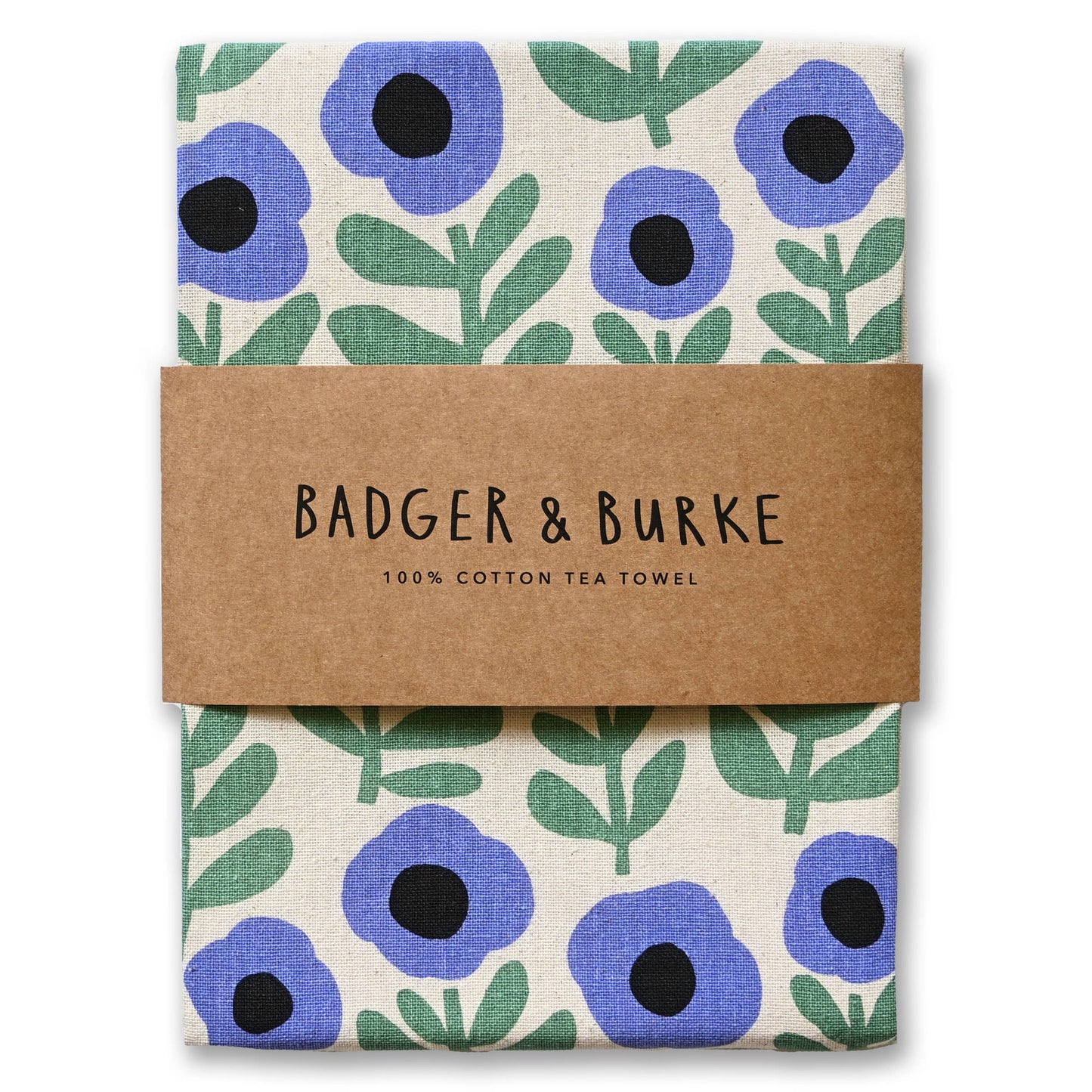 Poppy Tea Towel - Tea TowelsBadger & BurkeTEA27Misiyo Candle Co