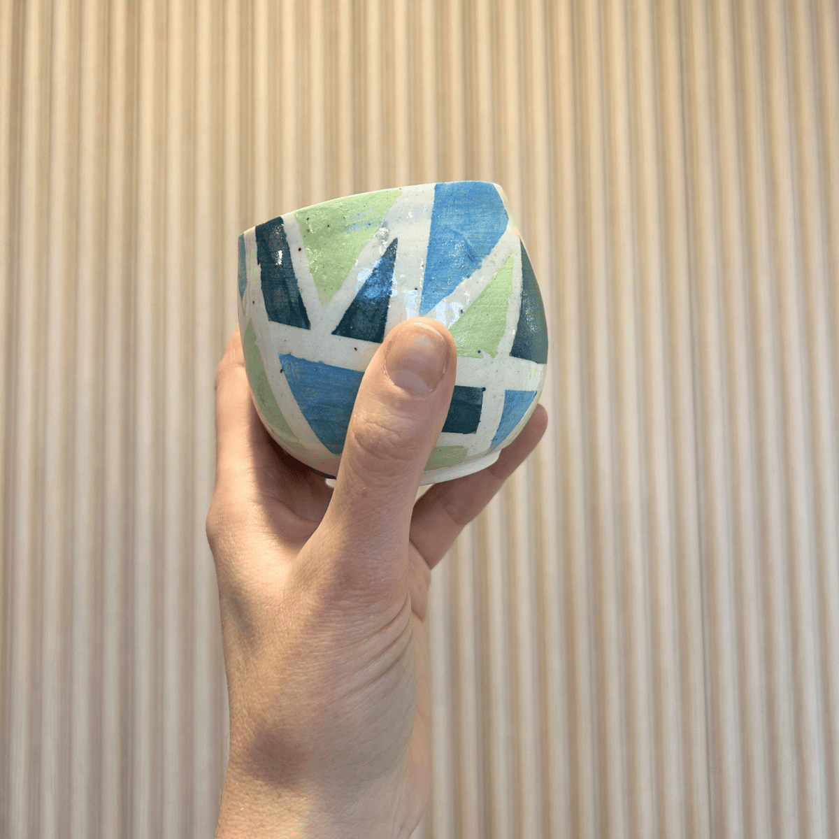 Prism Mini Tumbler | handcrafted ceramics - PotteryLA PurkisMisiyo Candle Co