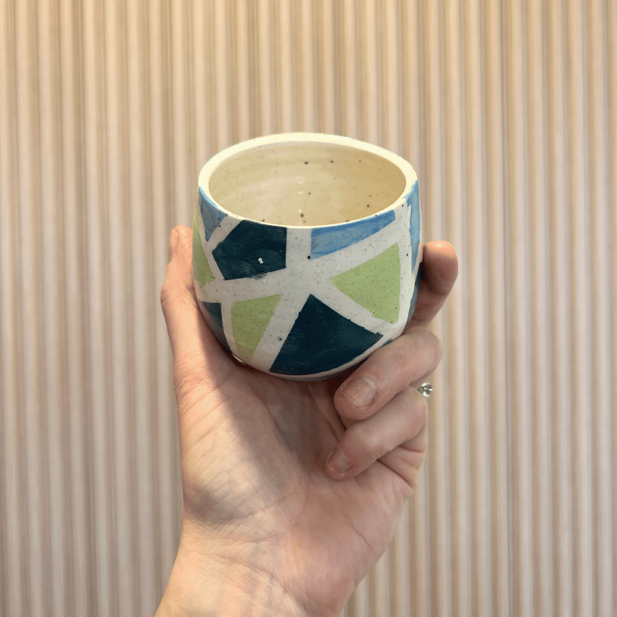 Prism Mini Tumbler | handcrafted ceramics - PotteryLA PurkisMisiyo Candle Co