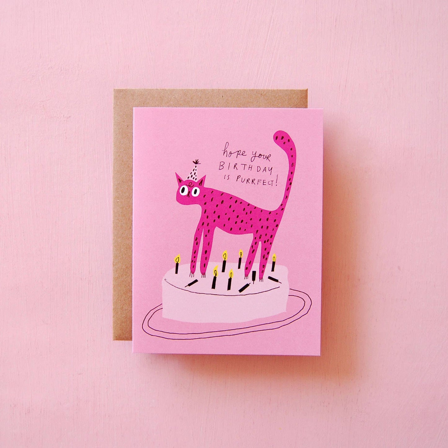 Purrfect Birthday | Greeting Card - Greeting & Note CardsBadger & BurkeBB-0169Misiyo Candle Co