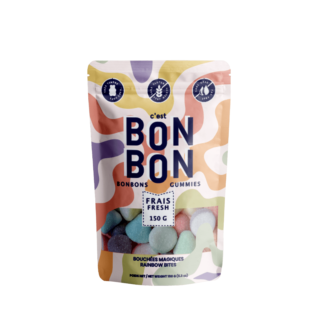 Rainbow Bites Gummy Candies - CandyLa boîte à bonbonsMisiyo Candle Co