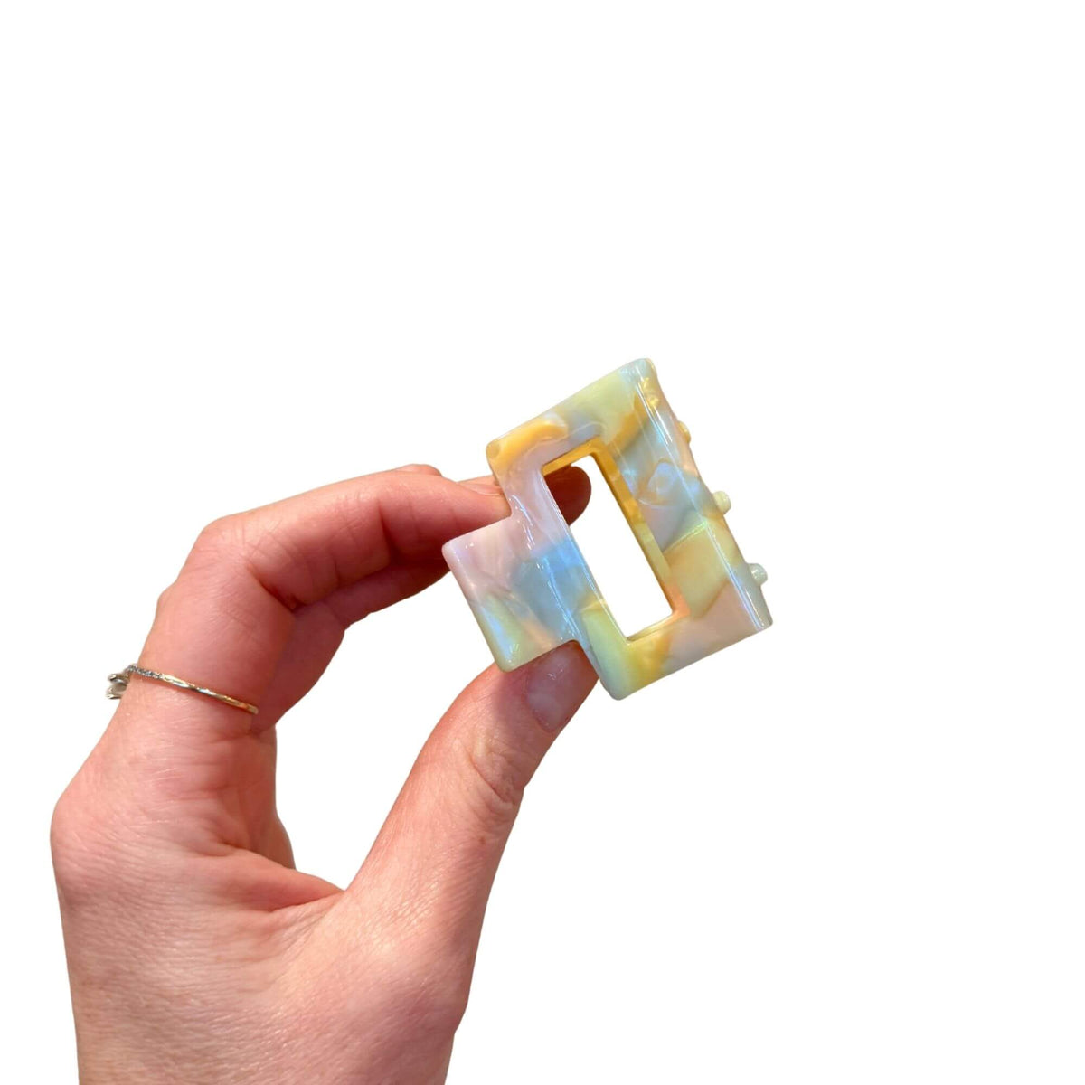 Rainbow Square Hair Claw Clip - Hair AccessoriesMisiyo Slow LivingQZ6939LY-magic-color-smallMisiyo Candle Co