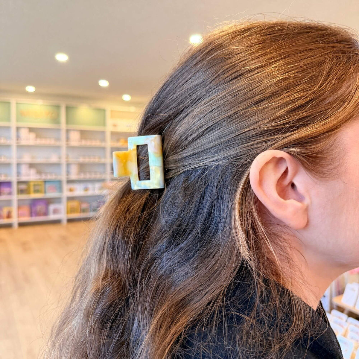 Rainbow Square Hair Claw Clip - Hair AccessoriesMisiyo Slow LivingQZ6939LY-magic-color-smallMisiyo Candle Co