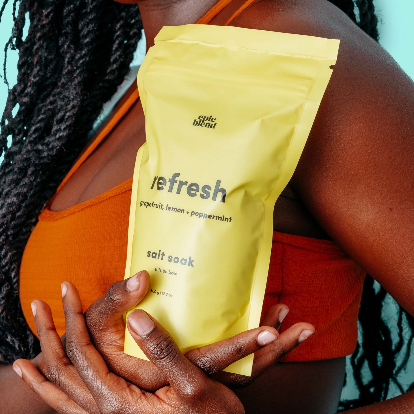 Refresh Bath Salt Soak | citrus + peppermint essential oils - Bath SoakEpic Blend60011Misiyo Candle Co