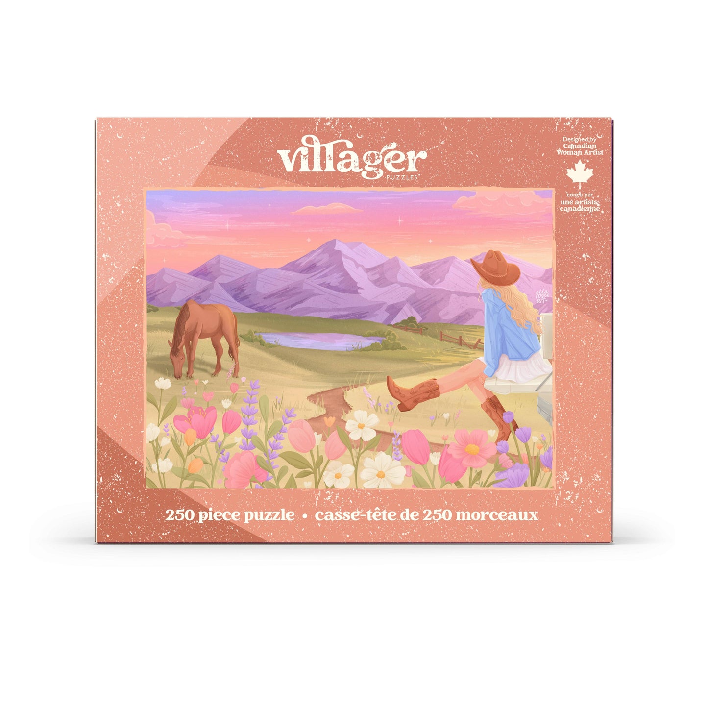 Rockies Meadow | 250 Piece Puzzle | Designed in Canada - PuzzlesVillager PuzzlesVPMEAD01Misiyo Candle Co