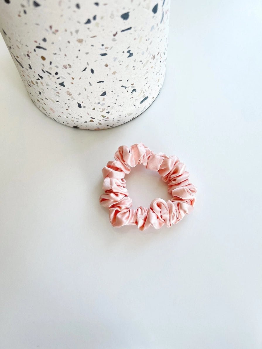 Rose Silk Skinny Scrunchie - Hair AccessoriesBeyond ScrunchiesMisiyo Candle Co