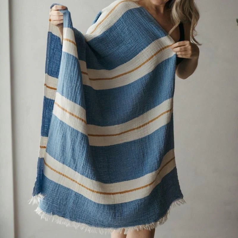 Royal Turkish Cotton Crinkle Towel - TowelsPokolokoTATC4Misiyo Candle Co