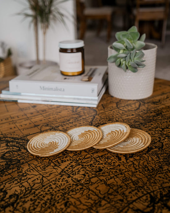 Woven Rwandan Coasters | The Rwanda Collection