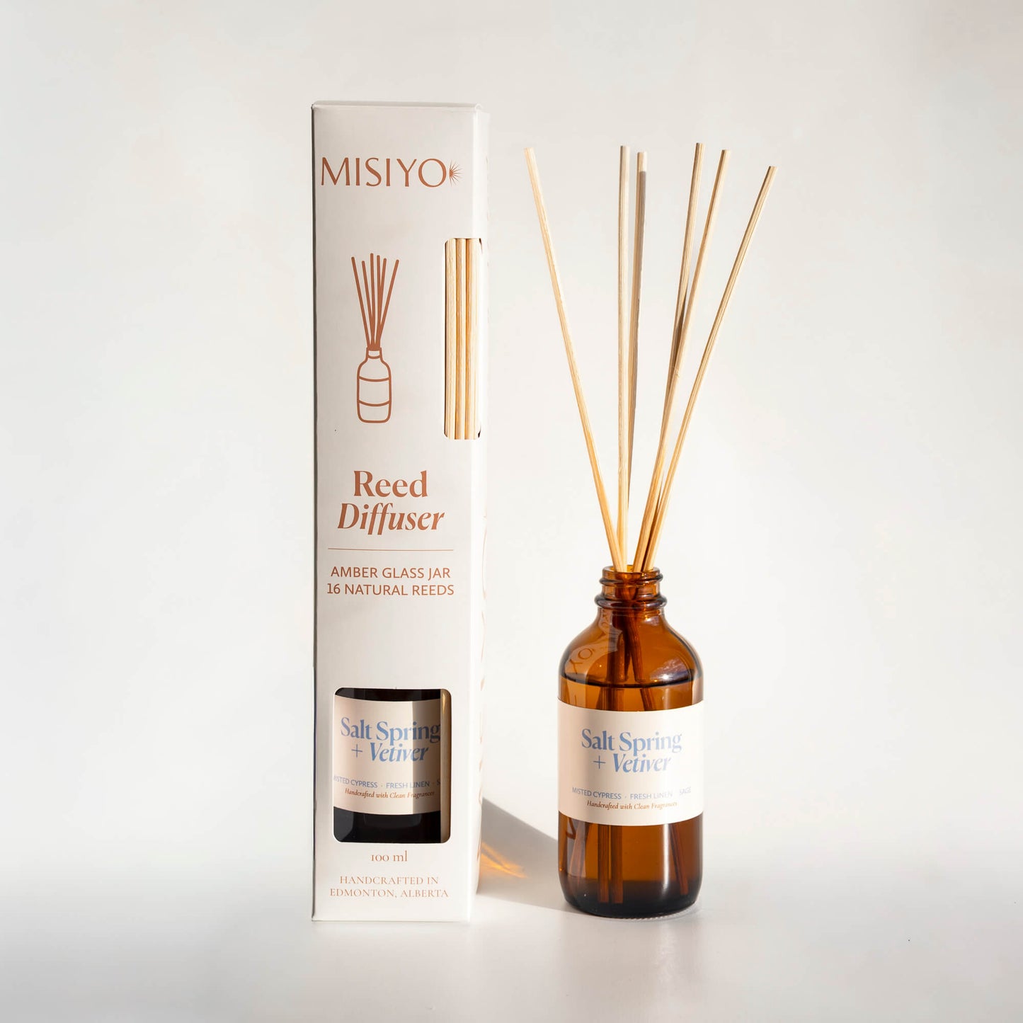 Salt Spring + Vetiver Reed Diffuser - Reed DiffusersMisiyo Candle CoRDF-SSVMisiyo Candle Co