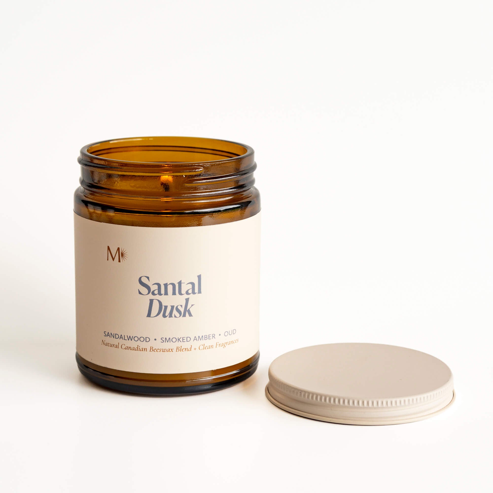 Santal Dusk Candle | Made with Canadian Beeswax – Misiyo Candle Co