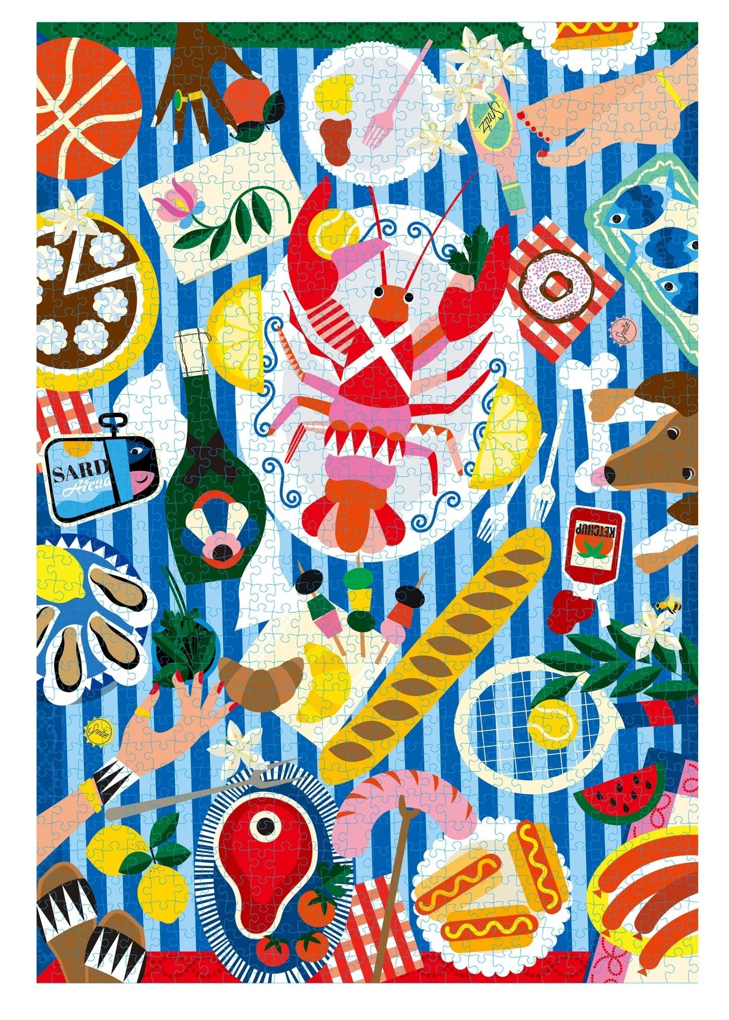Seaside Feast | 1000-Piece Puzzle | Designed in Canada - PuzzlesHoliyay PuzzlesMisiyo Candle Co