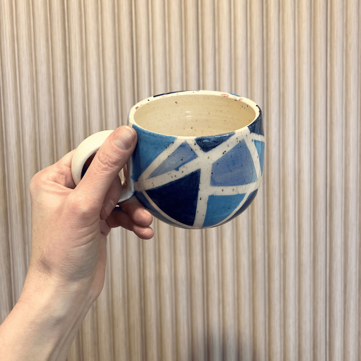 Skyfall Prism Mug | handcrafted ceramics - PotteryLA PurkisMisiyo Candle Co