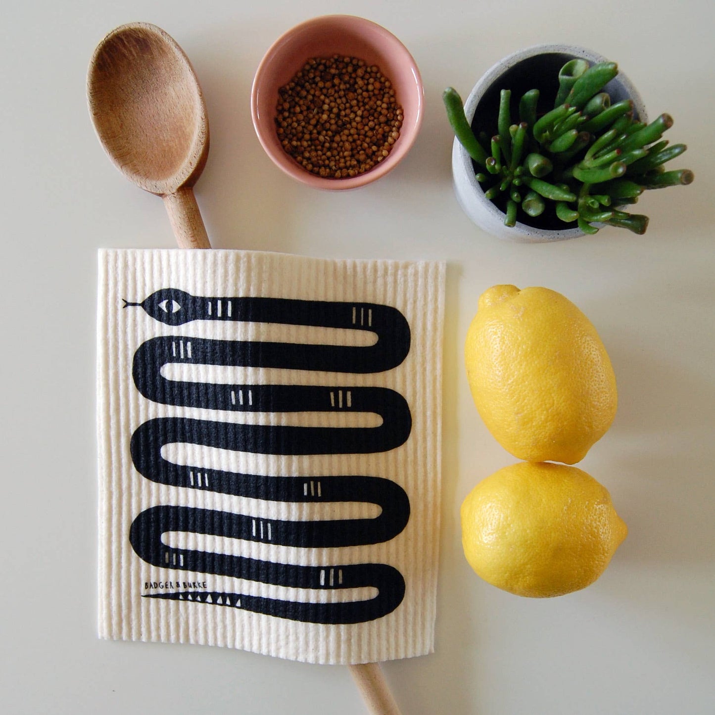 Snake Swedish Dishcloth - Swedish Dish ClothsBadger & BurkeSC15Misiyo Candle Co