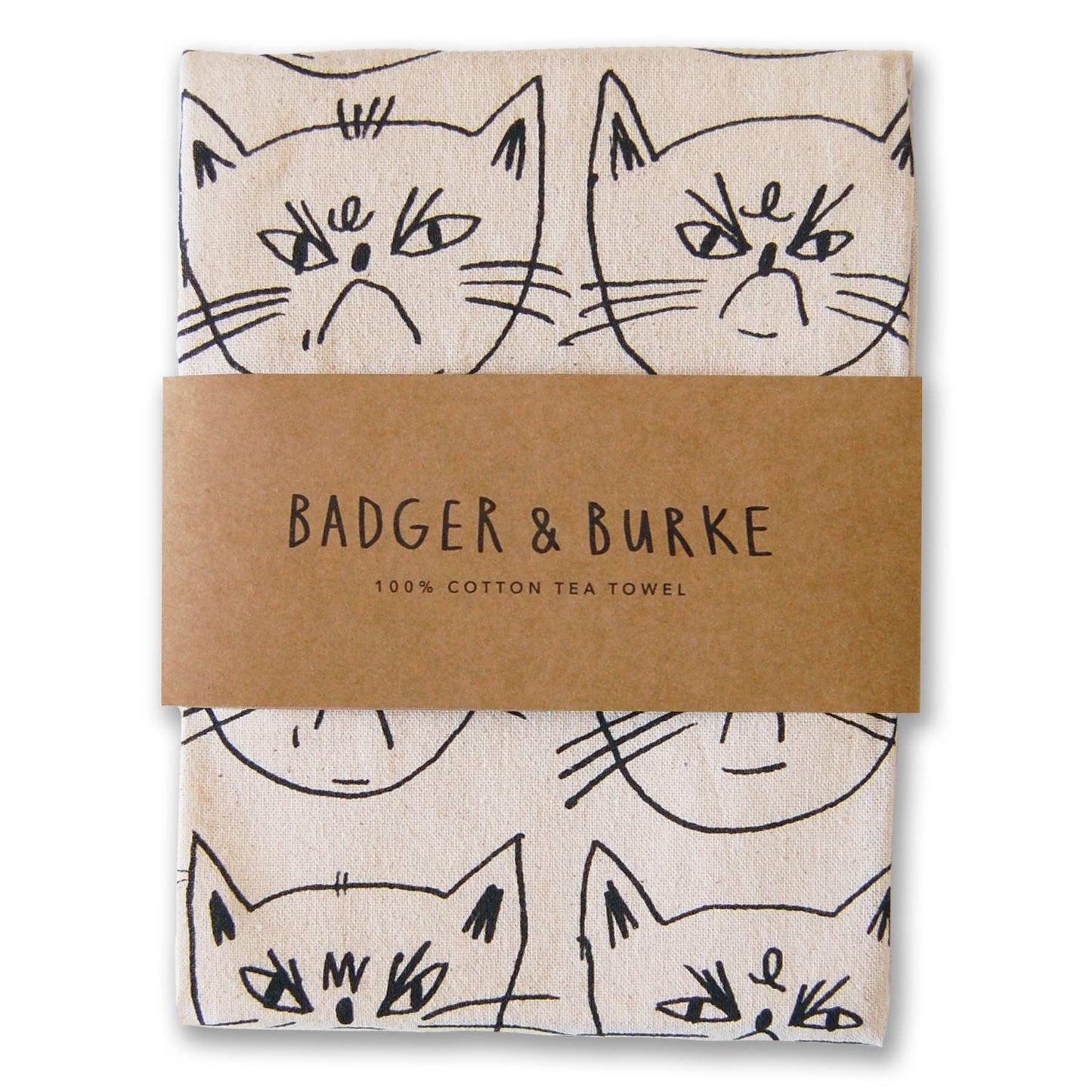 Snitty Kitty "Life is Beautiful" Tea Towel - Tea TowelsBadger & BurkeTEA18Misiyo Candle Co
