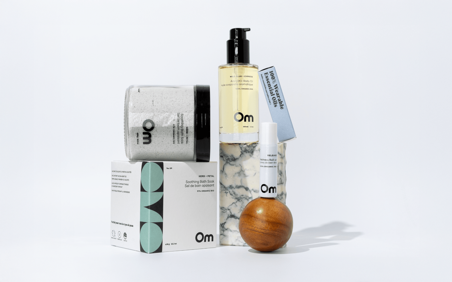 Soothe & Renew Relaxation Kit - Bath & Shower LuxuriesOm Organics SkincareSETSOOTHEMisiyo Candle Co