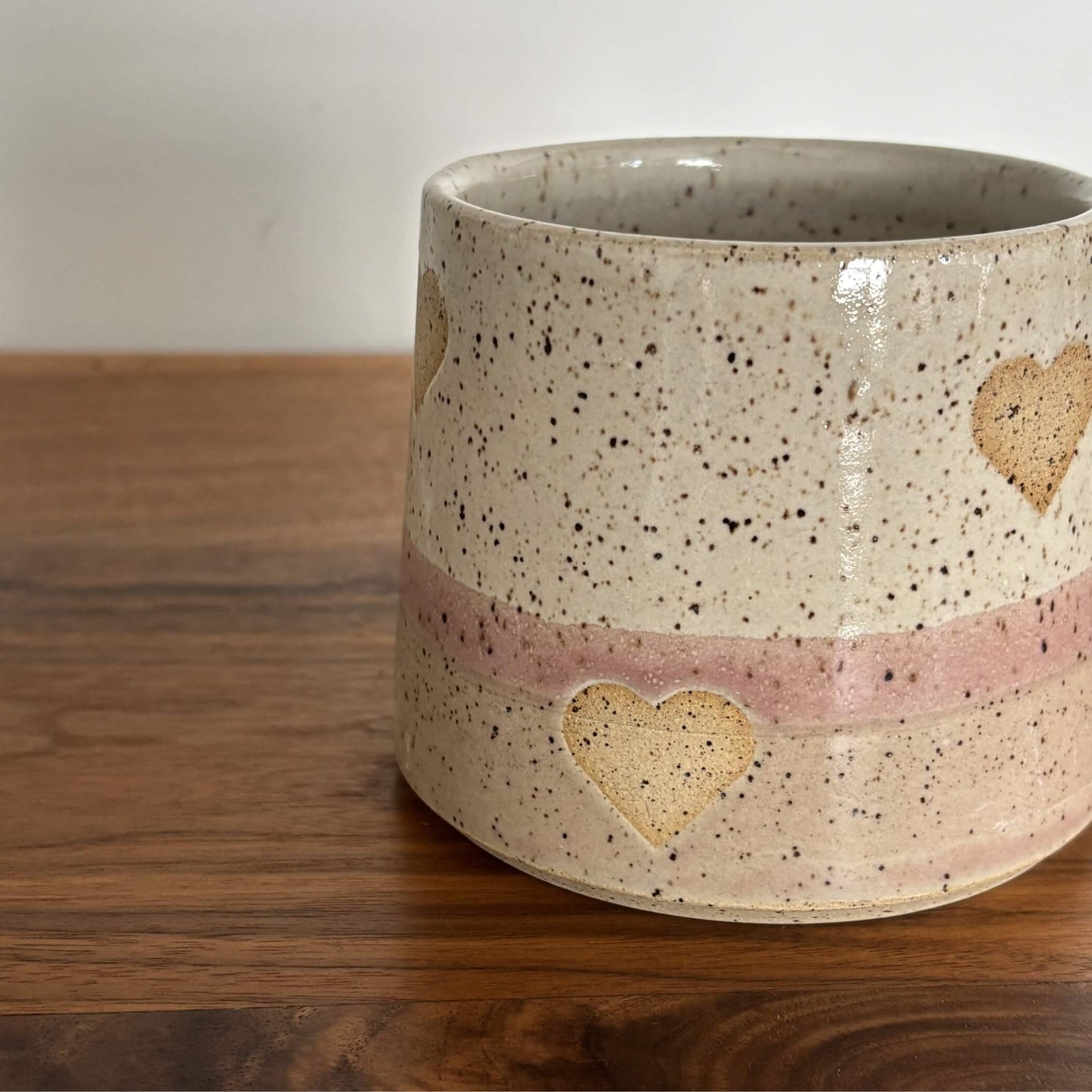 Speckled Hearts Mug | handcrafted ceramics - PotteryCeramics By Stephcbs-0040Misiyo Candle Co