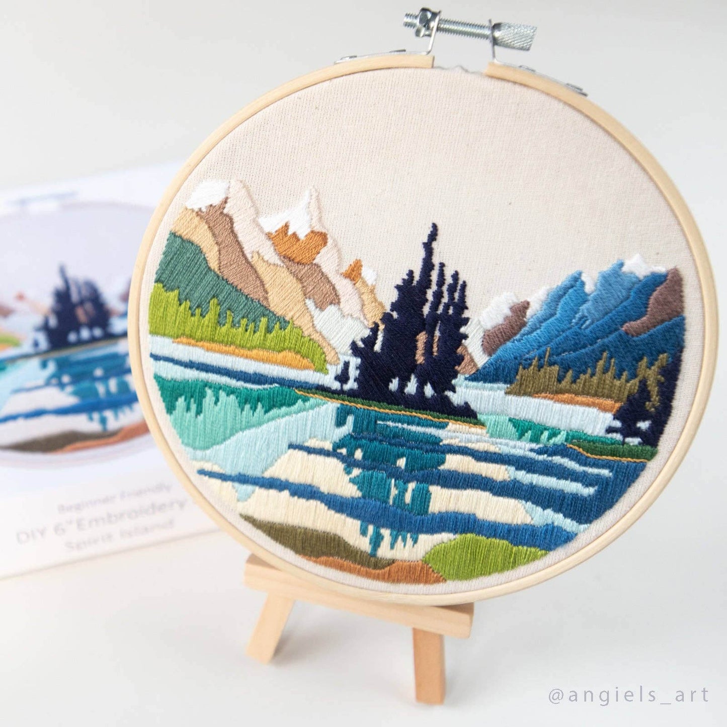 Spirit Island Jasper Embroidery Kit - Embroidery KitsAngiels ArtMisiyo Candle Co