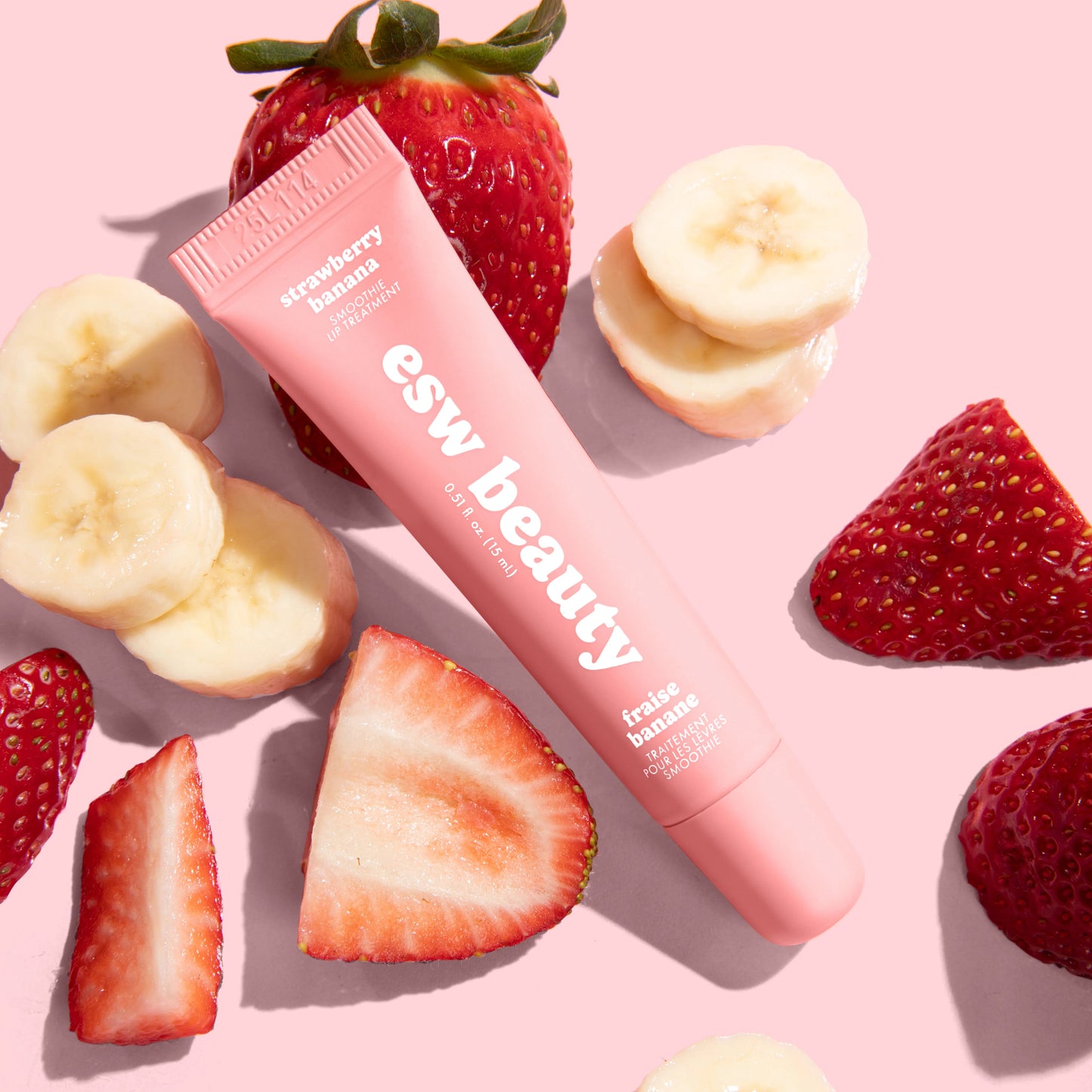 Strawberry Banana Smoothie Intense Hydration Lip Treatment - Lip Balms & TreatmentsESW BeautyMisiyo Candle Co
