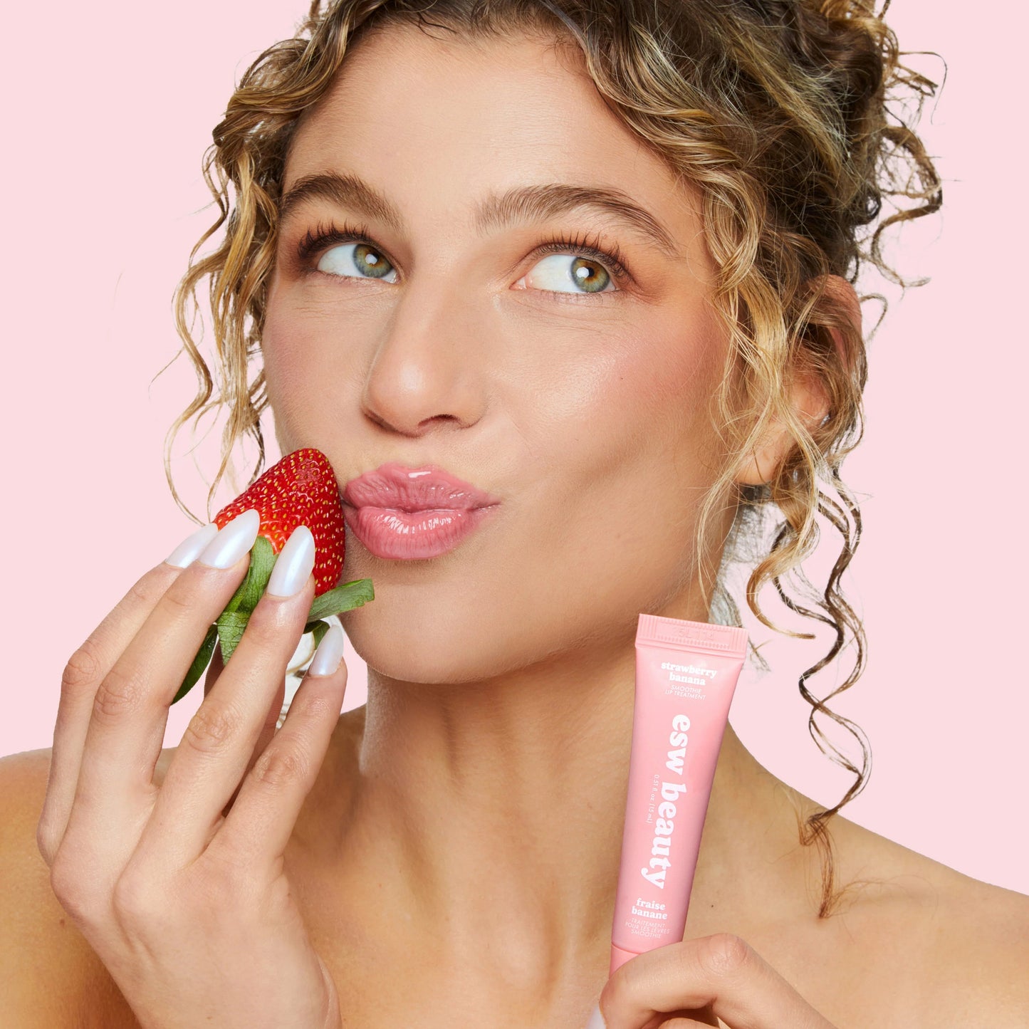 Strawberry Banana Smoothie Intense Hydration Lip Treatment - Lip Balms & TreatmentsESW BeautyMisiyo Candle Co