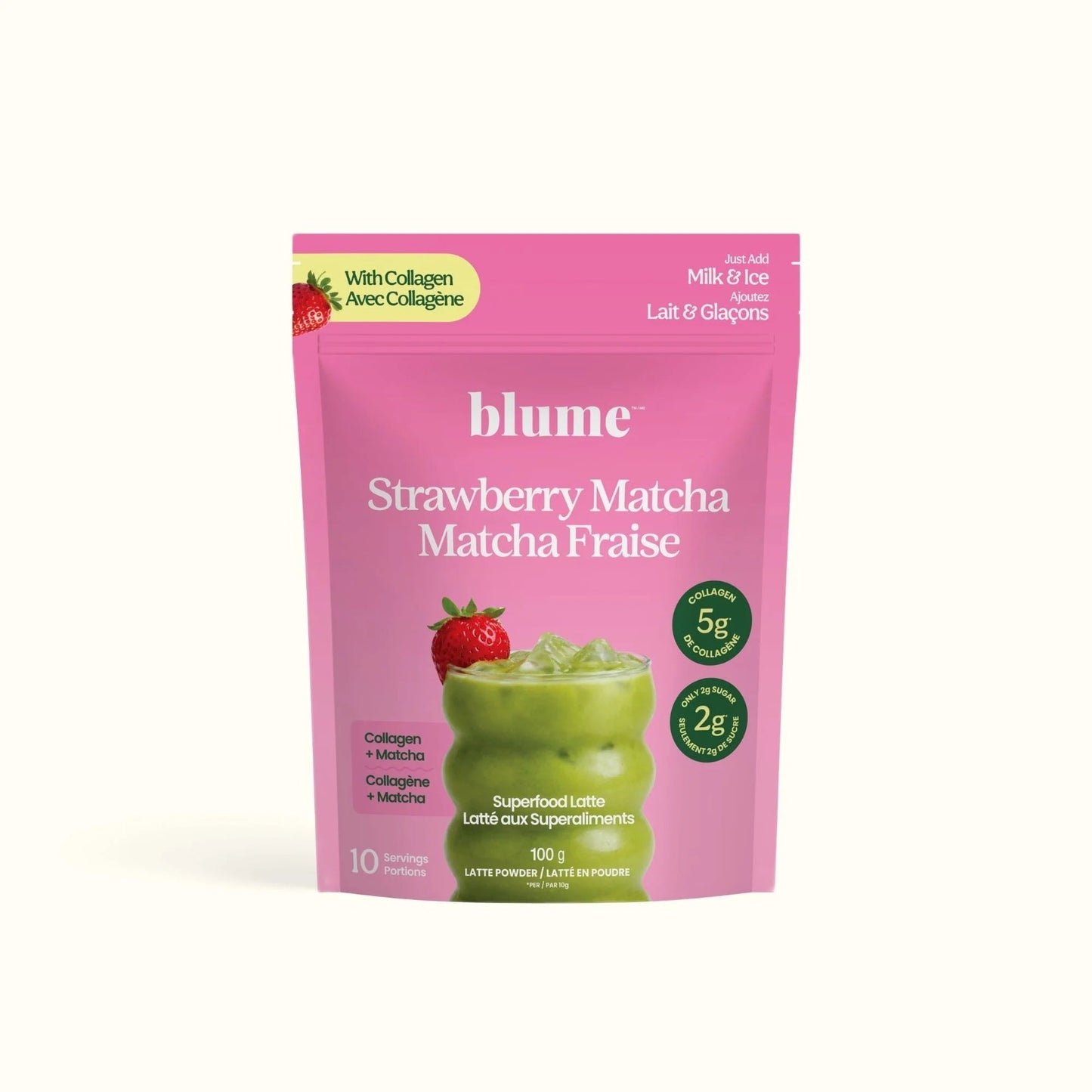 Strawberry Matcha Latte Powder - Tea & LattesBlumeMisiyo Candle Co