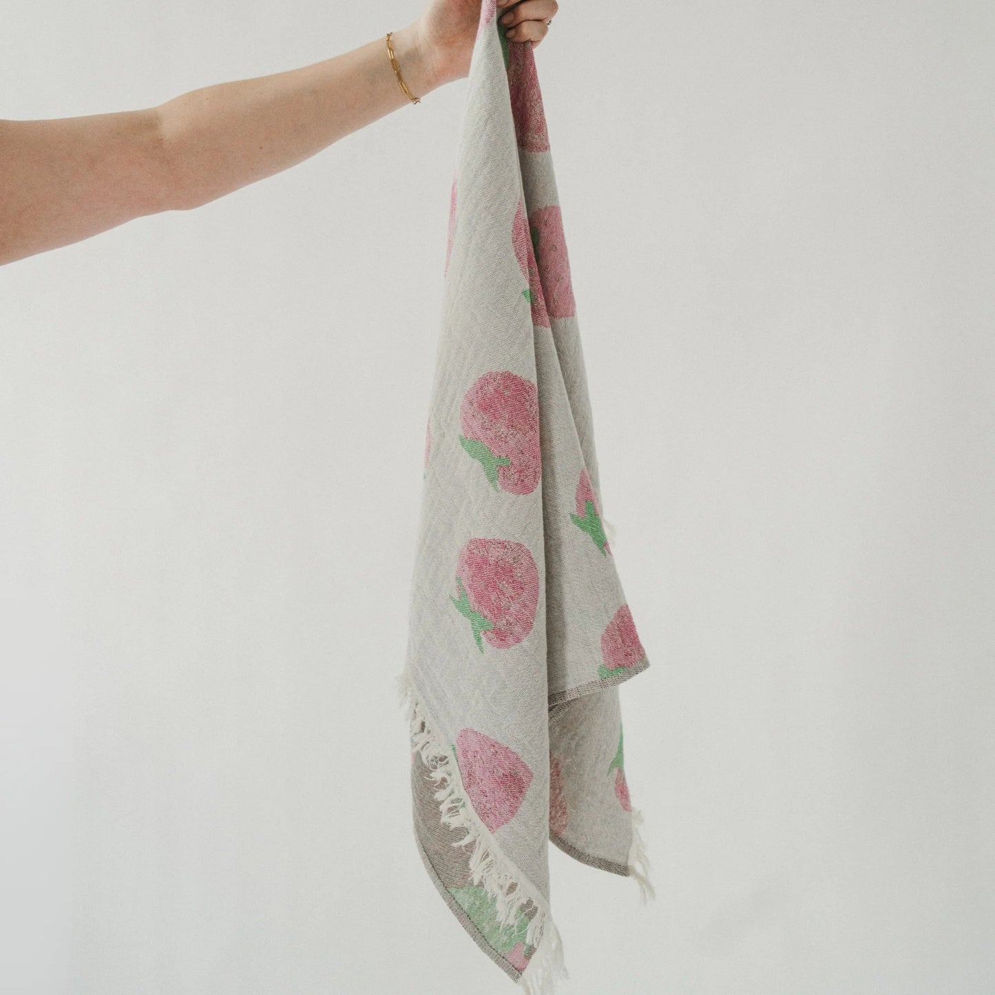 Strawberry Shortcake Hand Towel | Turkish cotton - TowelsPokolokoMisiyo Candle Co