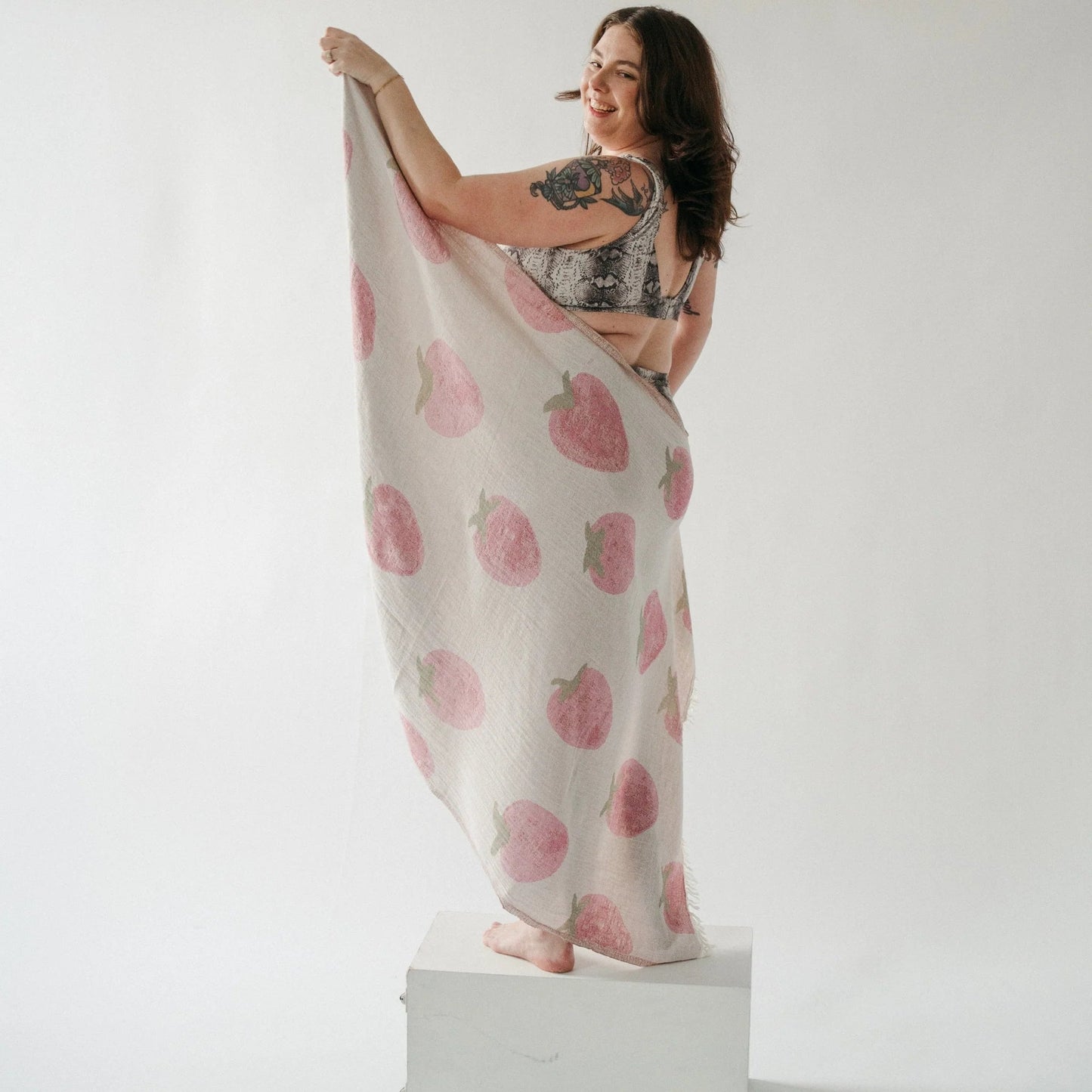 Strawberry Shortcake Turkish Cotton Towel - TowelsPokolokoMisiyo Candle Co