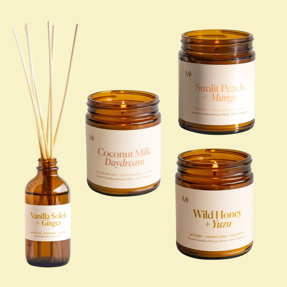 Sun-Drenched Sweet Home Fragrance Bundle - Home Fragrance BundlesMisiyo Candle CoBUNDLE-SWEET4Misiyo Candle Co
