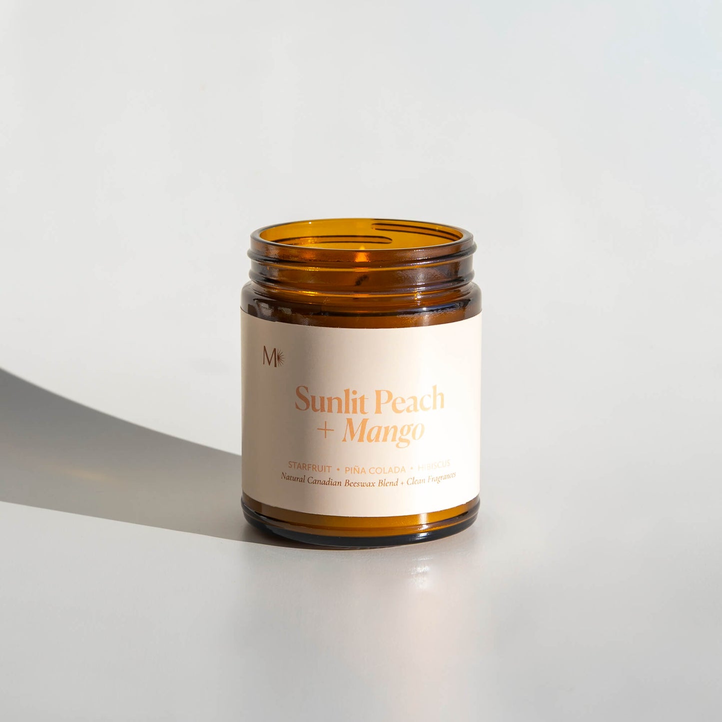 Sunlit Peach + Mango Candle - CandlesMisiyo Candle CoCDL-SPM9Misiyo Candle Co
