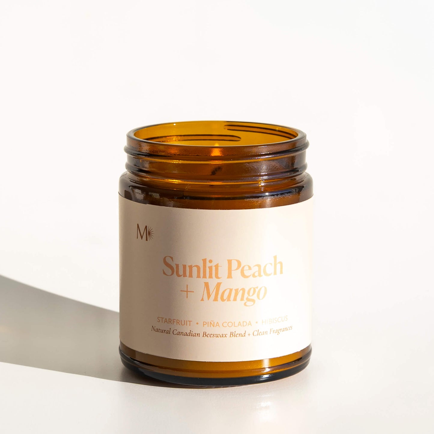 Sunlit Peach + Mango Candle - CandlesMisiyo Candle CoCDL-SPM9Misiyo Candle Co