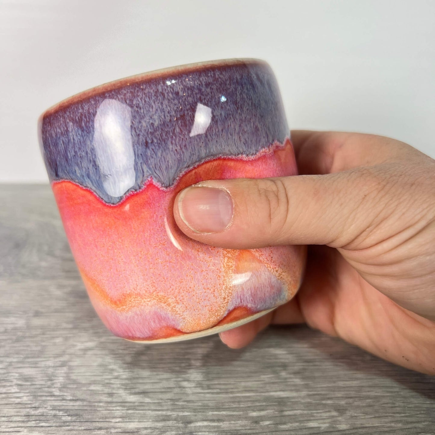 Sunset Tumbler Mug | handcrafted ceramics - PotteryPebble CeramicsMisiyo Candle Co