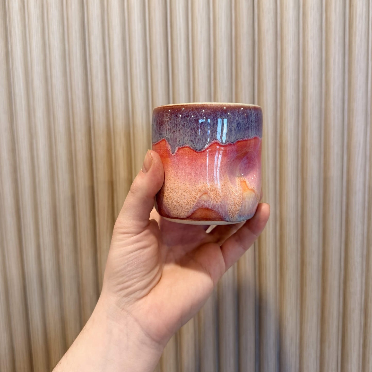 Sunset Tumbler Mug | handcrafted ceramics - PotteryPebble CeramicsMisiyo Candle Co