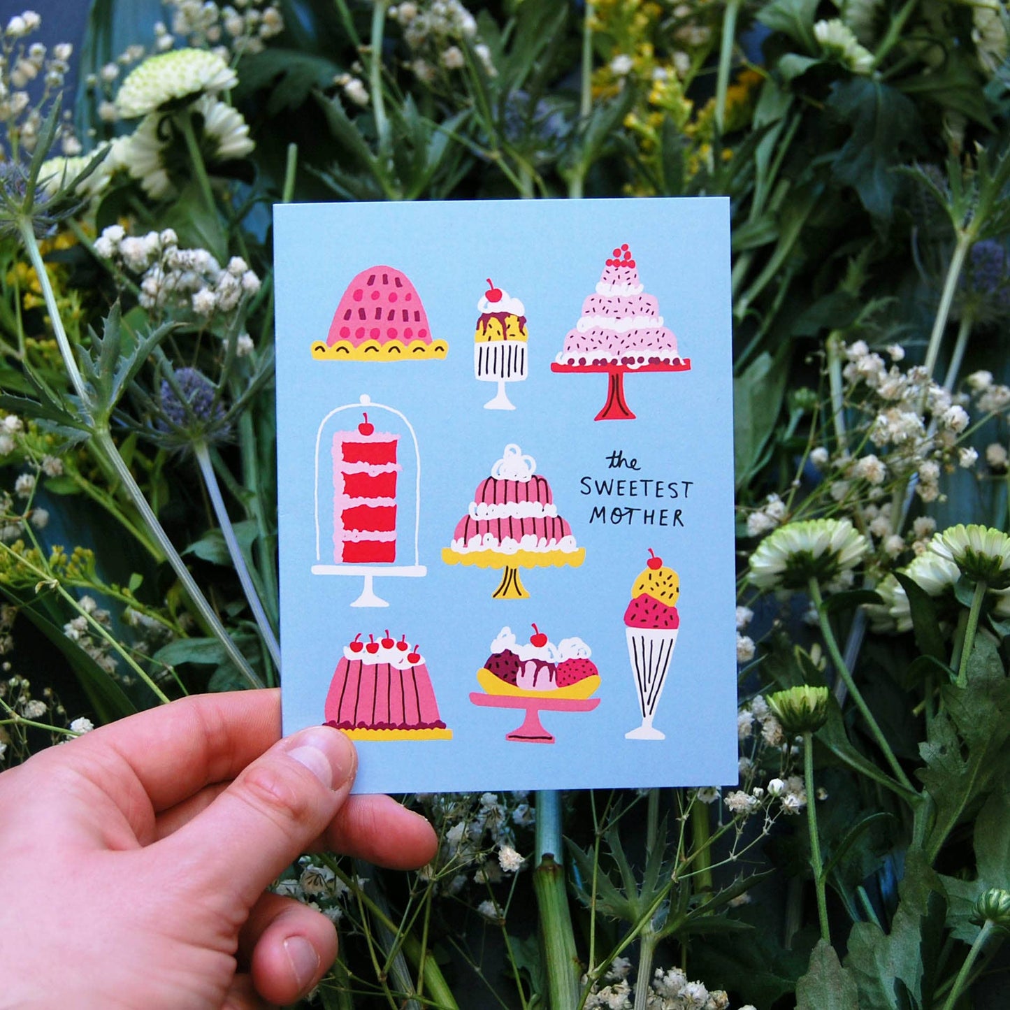 Sweetest Mother | Mother's Day Greeting Card - Greeting & Note CardsBadger & BurkeBB-0628Misiyo Candle Co