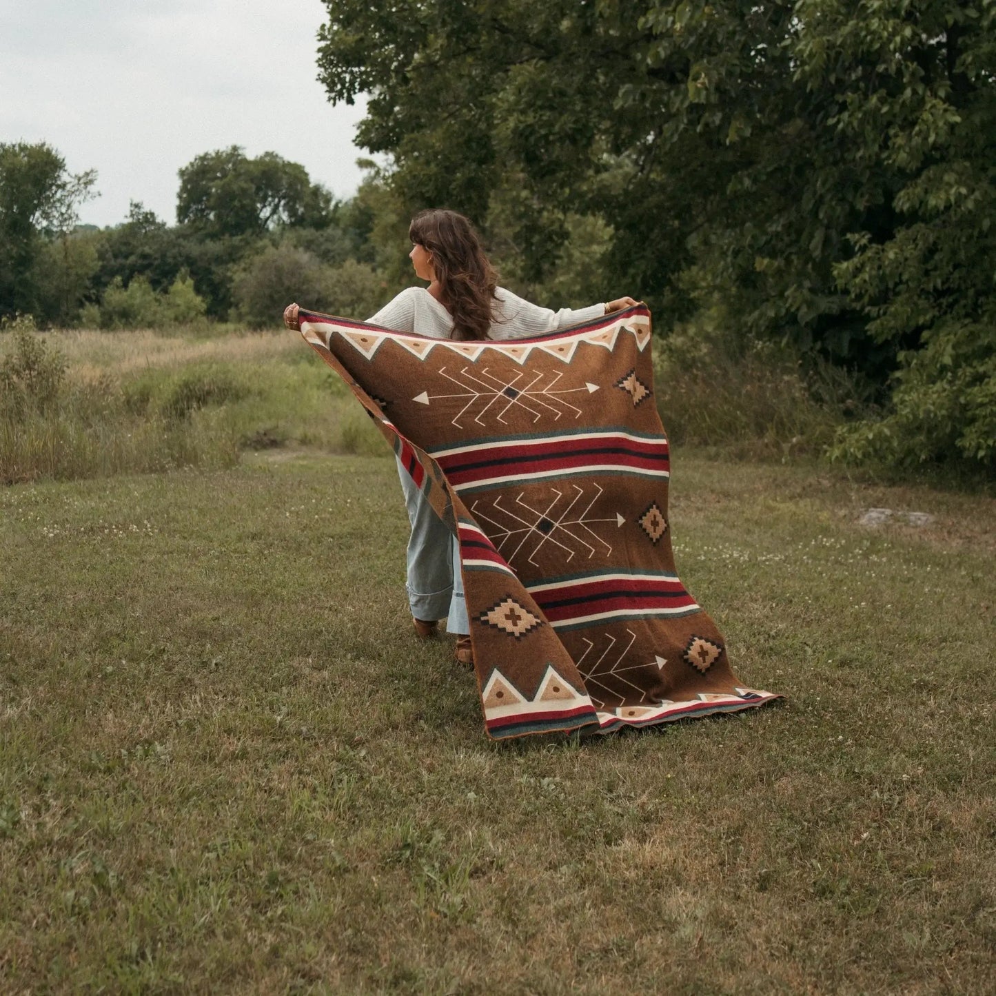 Taos Alpaca Wool Throw Blanket - Blankets & ThrowsPokolokoMisiyo Candle Co