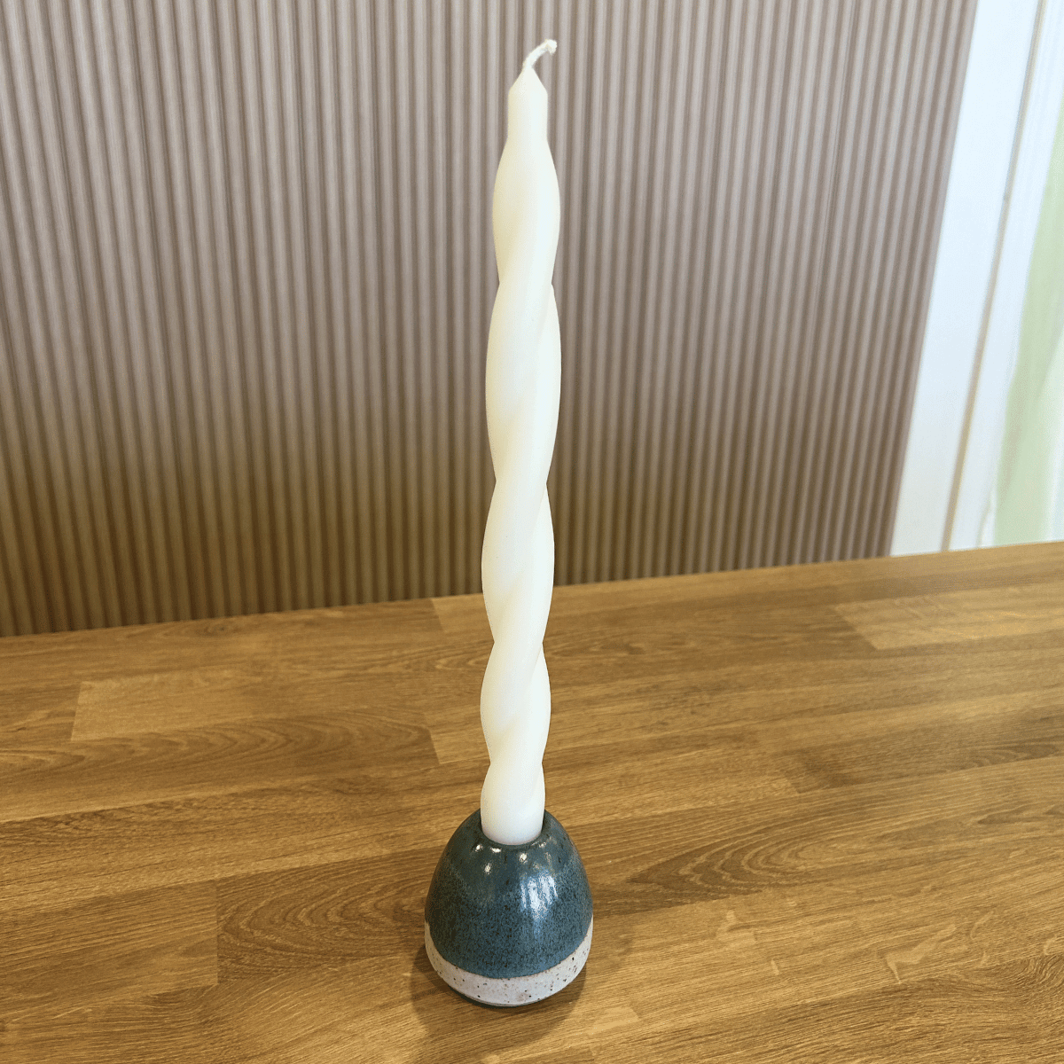 Teal Candle Holder | handcrafted ceramics - Candle HoldersLA PurkisMisiyo Candle Co